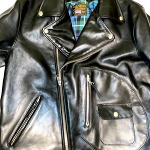 Left Field NYC + Vanson Leathers. Commando Leather Jacket size L New